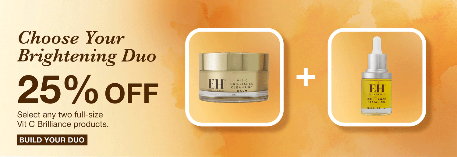 Choose Your Brightening Duo: 25% Off Two full Size Vit C Brilliance products.