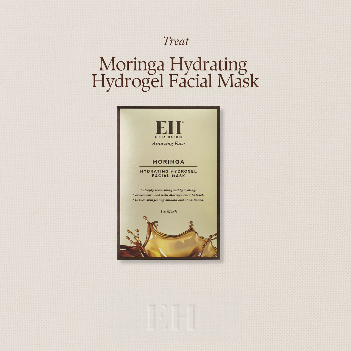 Treat: Moringa Hydrating Hydrogel Mask