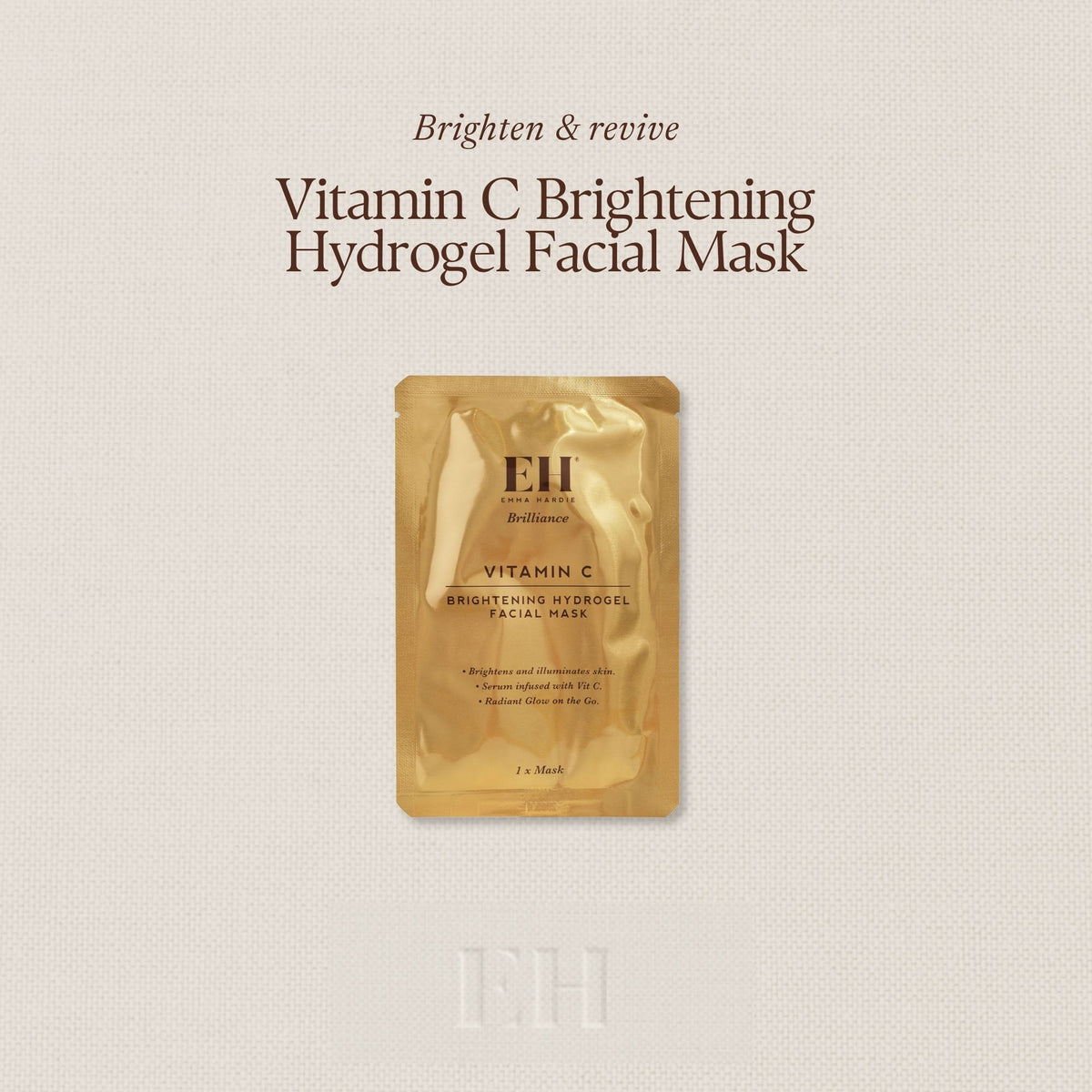 Brighten & revive Vitamin C Brightening Hydrogel Facial Mask