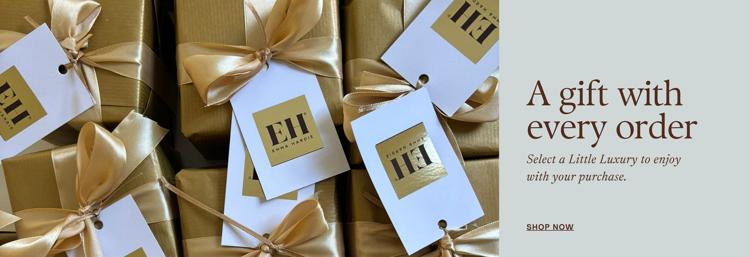 A gift with every order. Select a Little Luxury to enjoy with your purchase