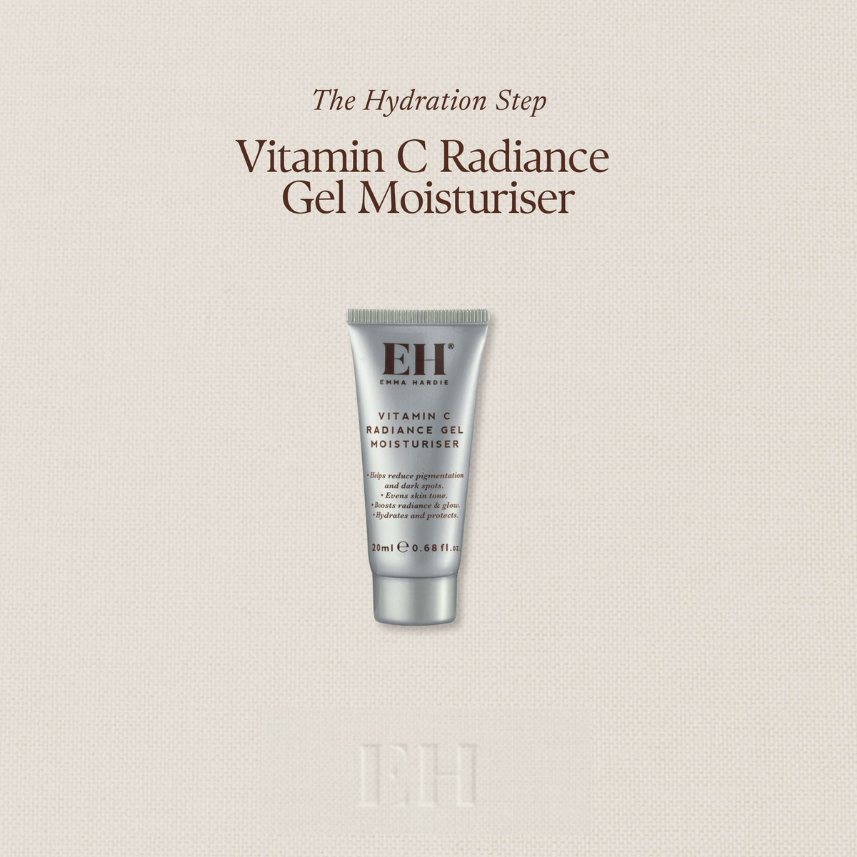 The hydration step: Vitamin C Radiance Gel Moisturieser