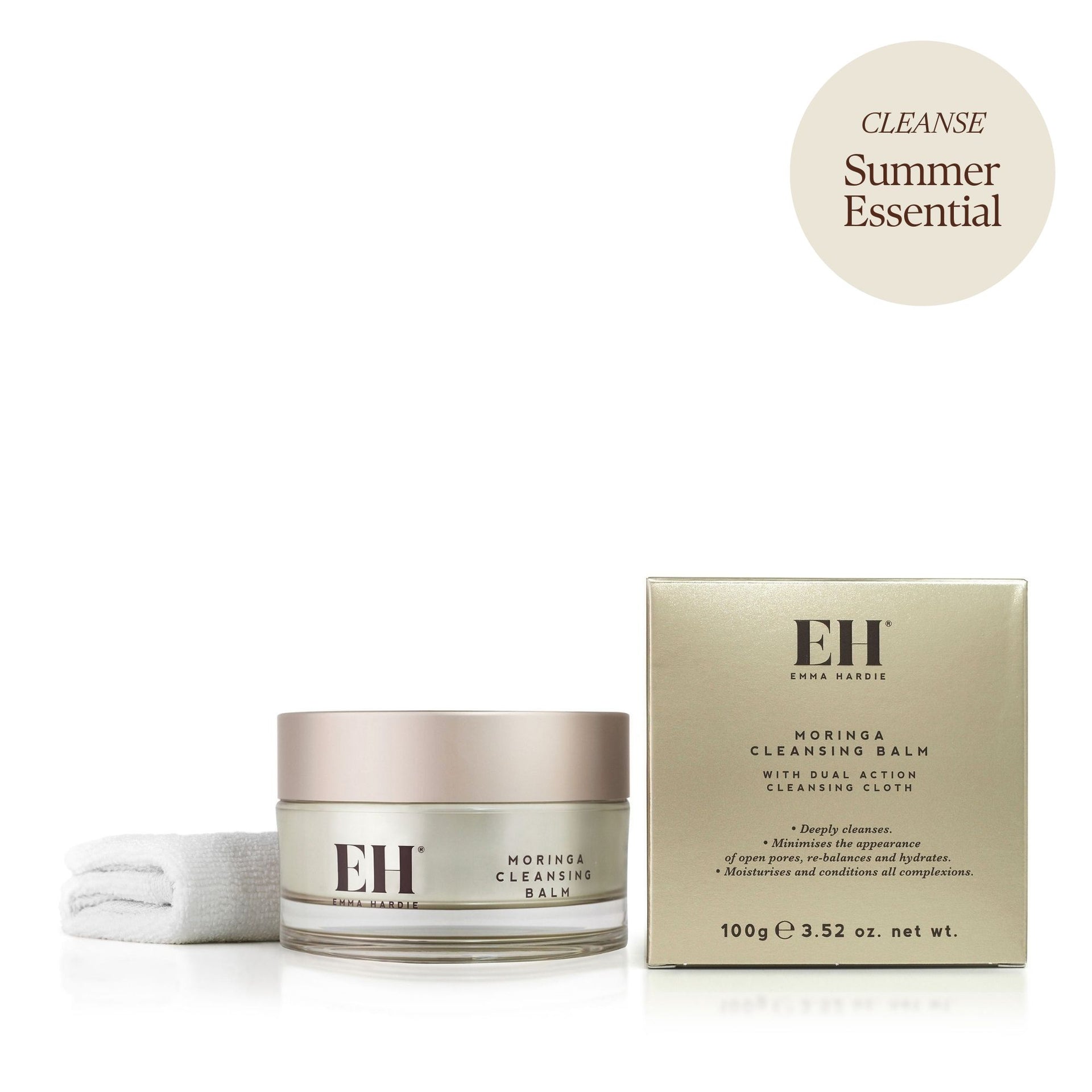 Moringa Cleansing Balm Dual Action Cleansing Cloth