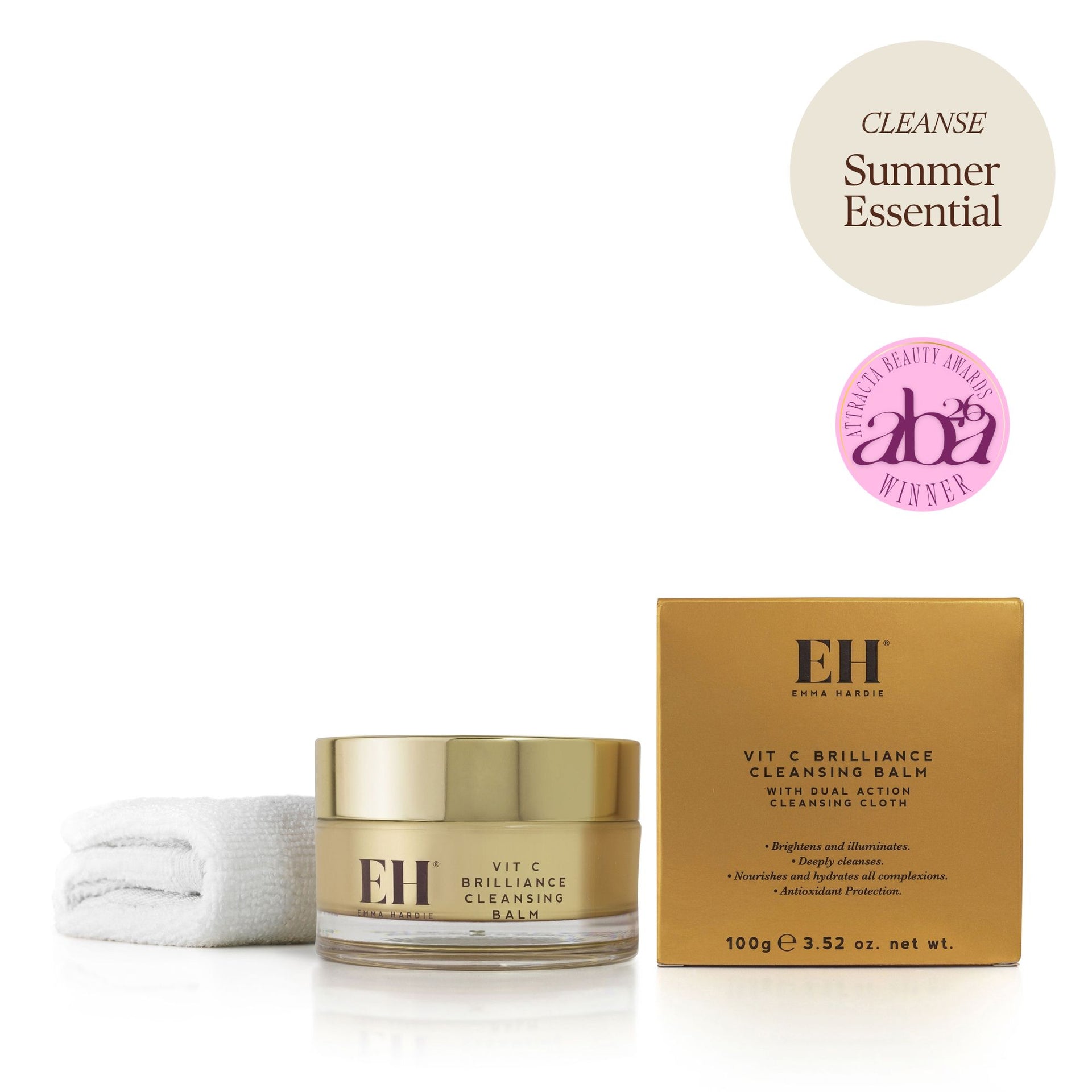 Vit C Brilliance Cleansing Balm Dual Action Cleansing Cloth