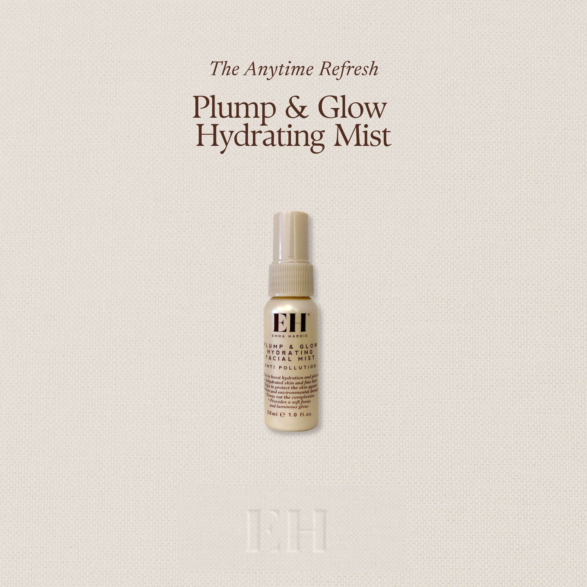 The Anytime Refresh
Plump & Glow Hydrating Mist