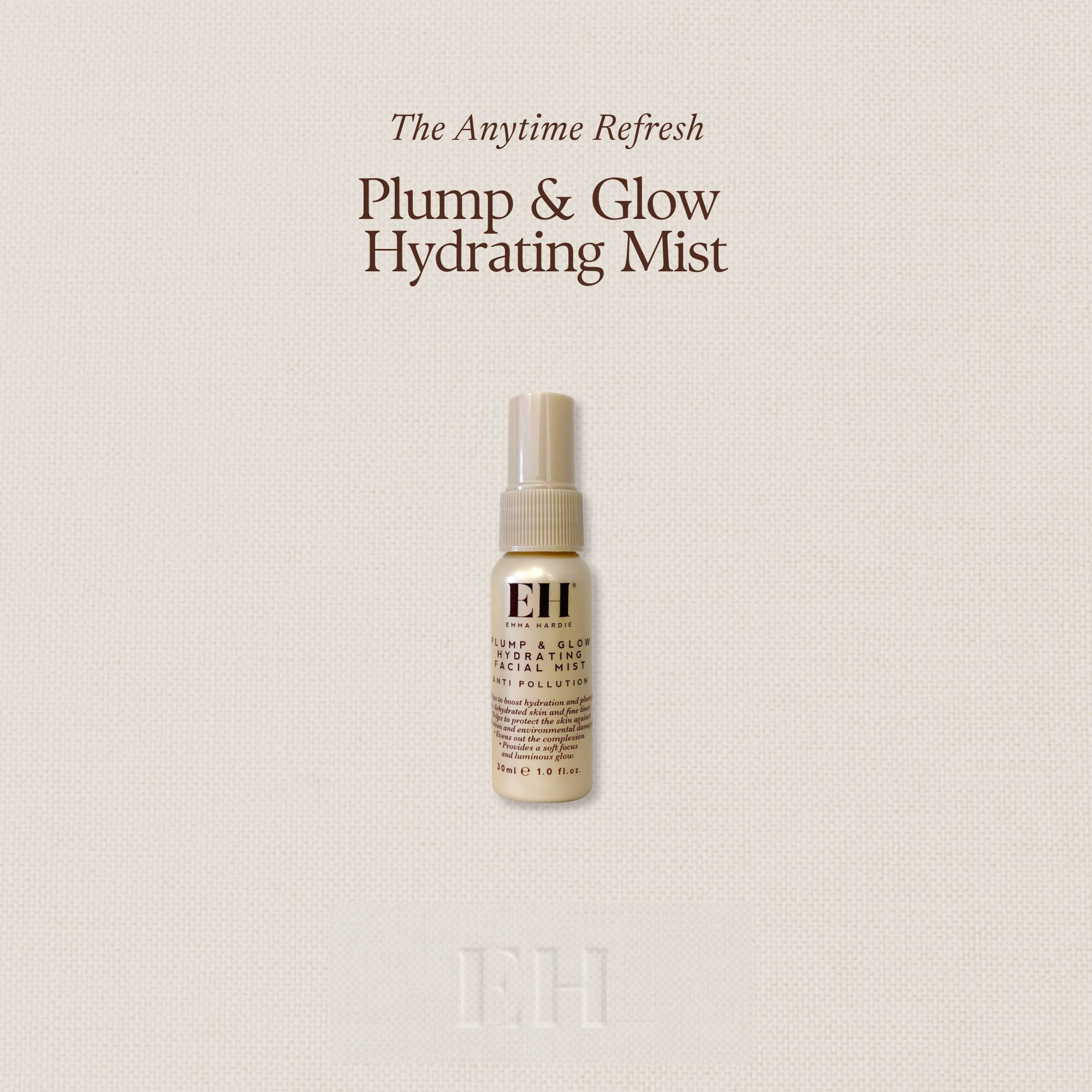 The Anytime Refresh
Plump & Glow Hydrating Mist