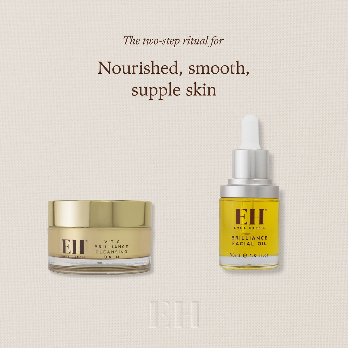 The two-step ritual for Nourished, smooth, supple skin