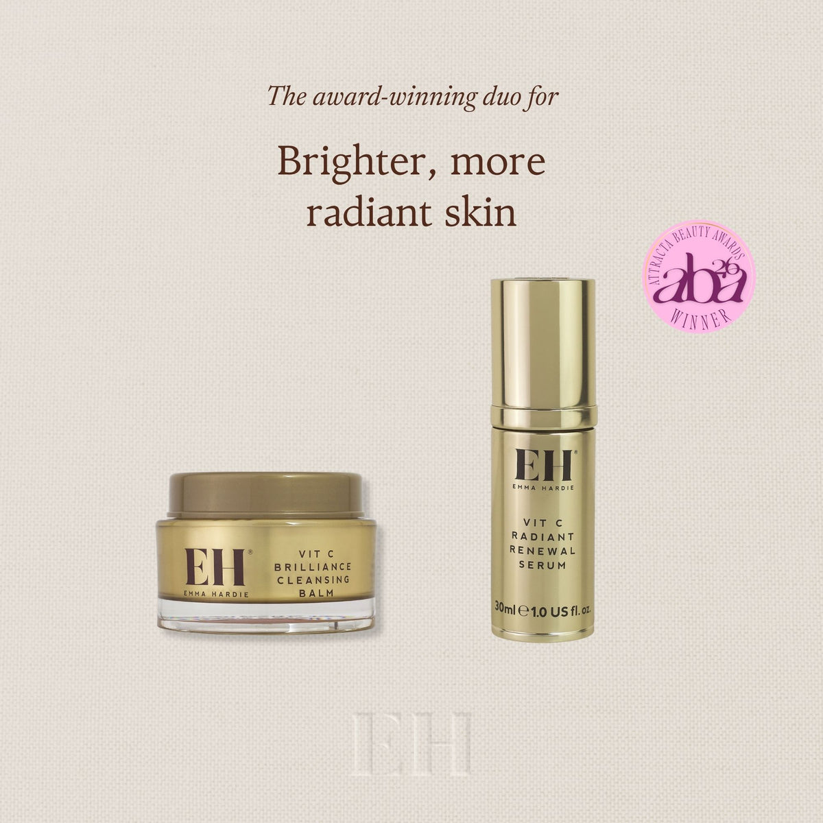 The award-winning duo for Brighter, more radiant skin