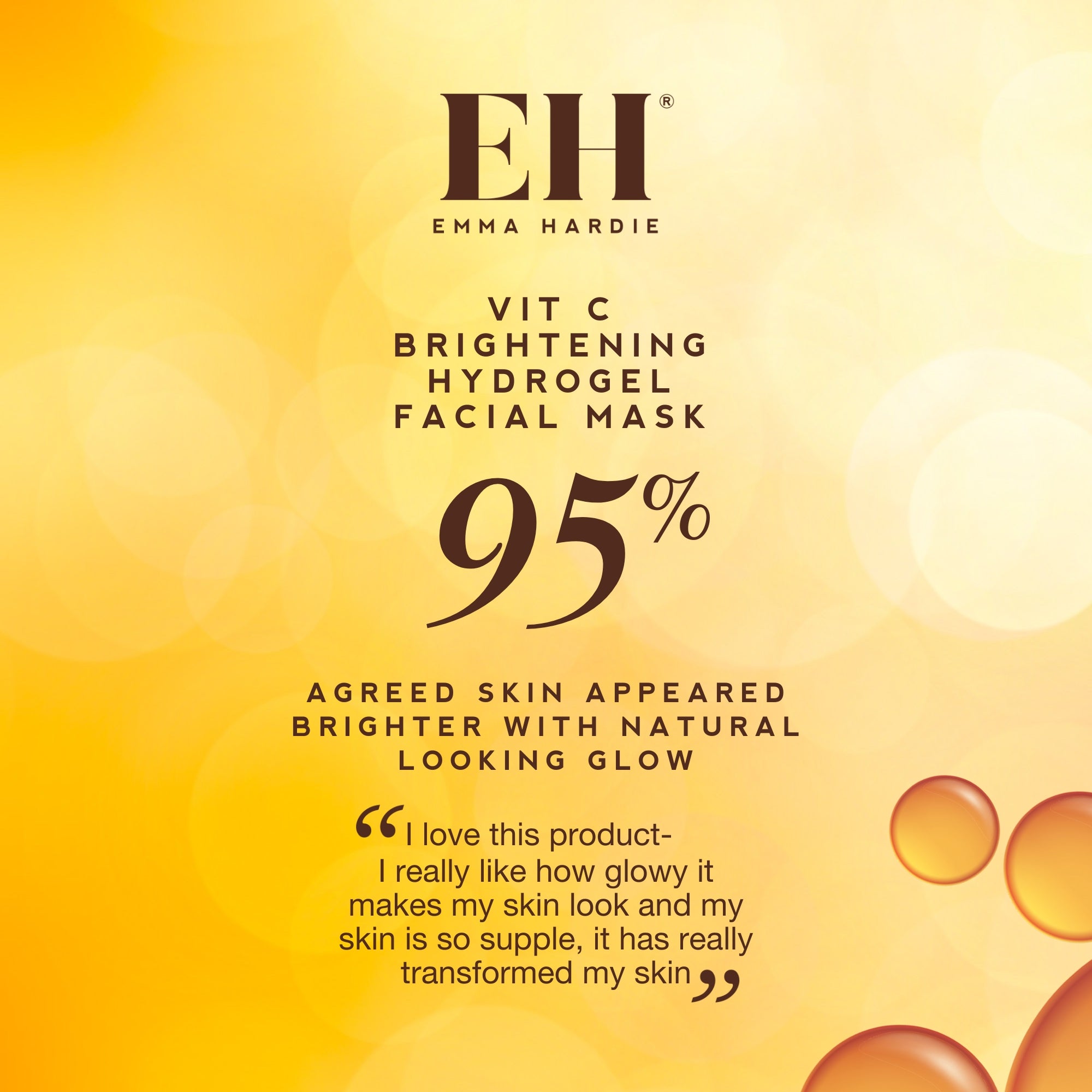 Vitamin C Brightening Hydrogel Facial Mask